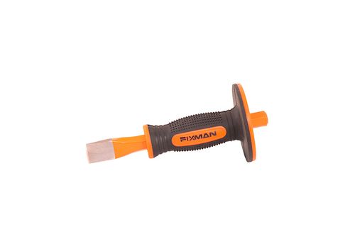Cincel Plano Acero Con Mango Protector