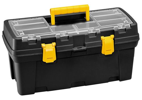 Caja Porta Herramientas Plastica 595X298X330Mm Bandeja Interior
