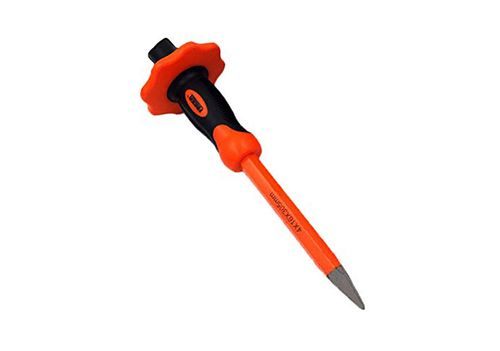 Punto Acero Con Mango Protector pulgadas