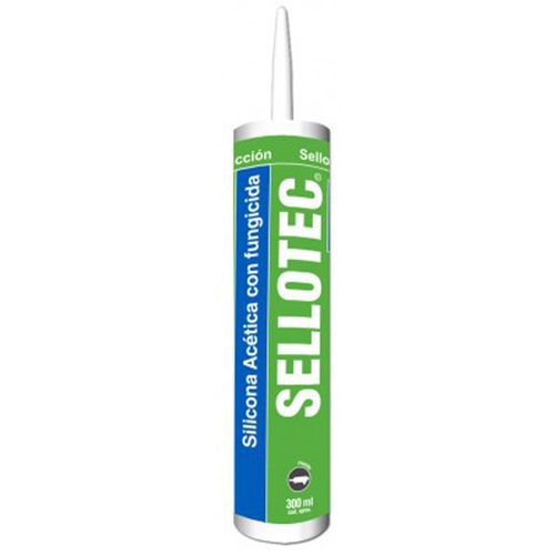 Silicona Acetica Con Fungicida Blanca Envase 290Ml