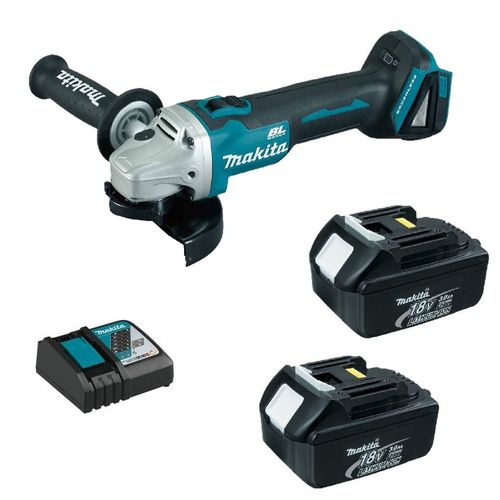 Esmeril Angular Inalambrico 4.1/2" Li/Ion 18V 2 Baterias + Cargador (Dga454Rfe)
