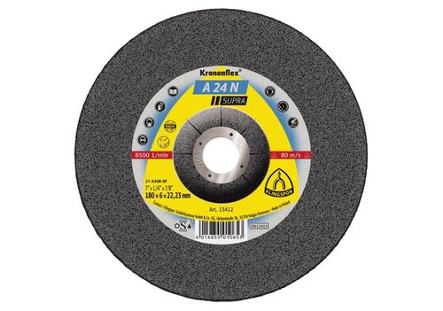 Disco Desbate Metal Acero Inoxidable Diametro 4.1/2" Eje 7/8" Espesor 1/4" (A24N)