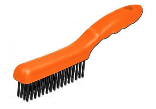 Escobilla Acero Con Mango 4 X 16 Hileras