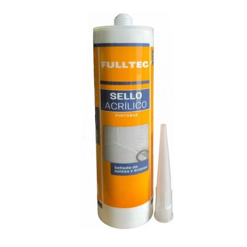 Silicona Acrilica Pintable Blanca Envase 290Ml