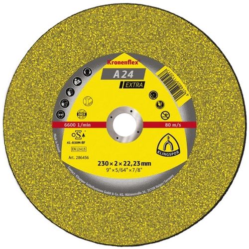 Disco Corte Metal Acero Carbono Diametro 4.1/2" Eje 7/8" (A24 Extra))