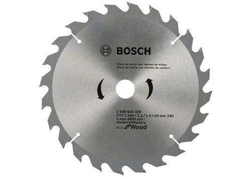 Disco Sierra Circular 7.1/4" 185Mm 24 Dientes