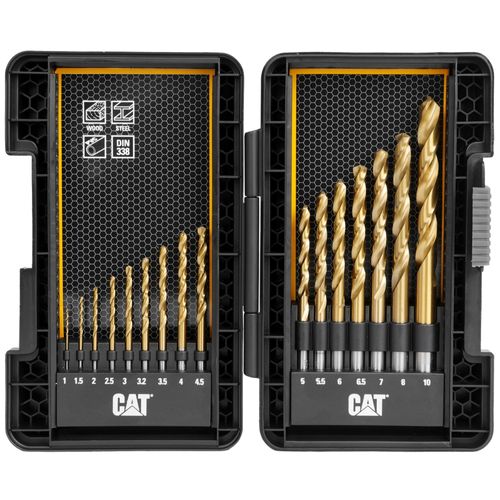 Juego Brocas Hss Metal Titanio 1  10mm 16Pzas