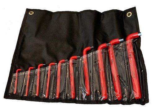 Juego Llaves Allen 1.5 10Mm 10Pz Aislado Vde 1000V