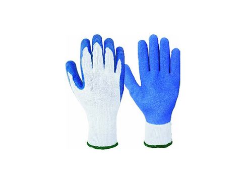 Guante Multiflex Gris Palma Azul (Par)