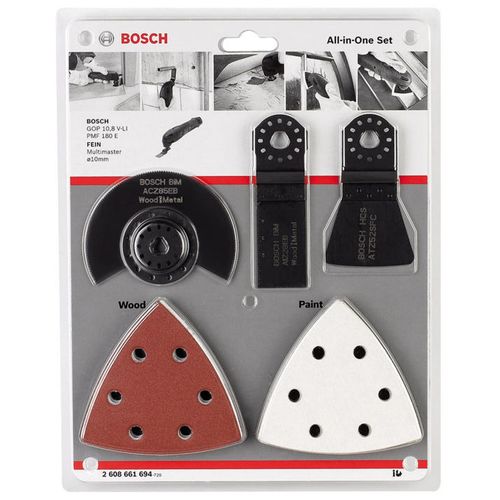 Set Basico De Accesorios Para Multicortadora Gop 10,8 V Li (2608661694)
