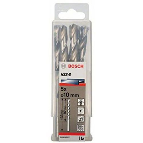 Broca Hss Metal 10.0Mm (Bolsa 5 Un)