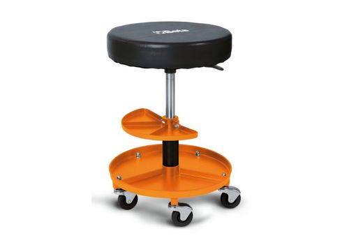 Silla Mecanico Giratoria 4 Ruedas Con Bandejas Altura Regulable 410 530Mm (2250 O)