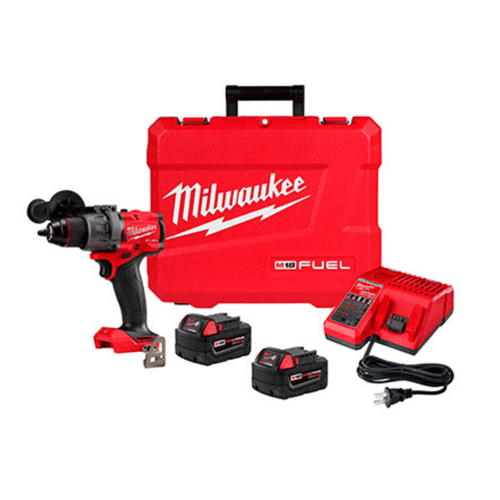 Kit M18 fuel taladro Perct/Atorn. inalámbrico 1/2" 135NM incluye 2 baterías 5AH  + cargador