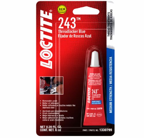 Trabador Piezas Roscadas Resistencia Media 6ml 243 (2473707) LOCTITE