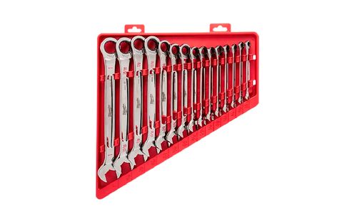 Juego Llaves Punta-Corona Chicharra 15Pz 1/4-1" 48-22-9416 MILWAUKEE