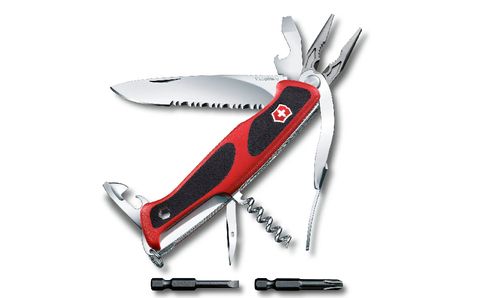Navaja Ranger Grip 174 Handyman 130MM 17 Funciones Rojo/Negro 0.9728.WC VICTORINOX