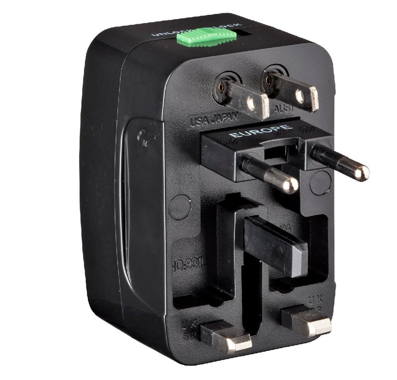 F040387-ADAPTADOR-UNIVERSAL-WENGER-NEGRO-604551-WENGER-TRAVEL-GEAR-2B
