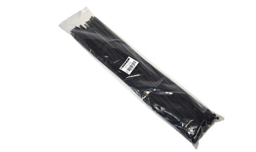 Amarra plastica negra (100 unid) zebrik