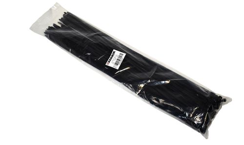 Amarra plastica negra (100 unid) zebrik