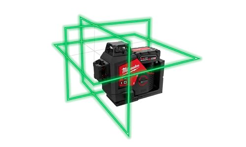 Nivel Laser Verde de 3 Planos en 360 grados M12 363221 MILWAUKEE
