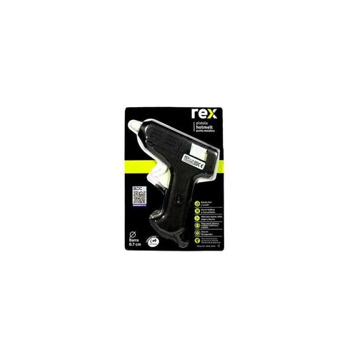 Pistola de Silicona Hot Melt 0,7CM, Blister REX 36084