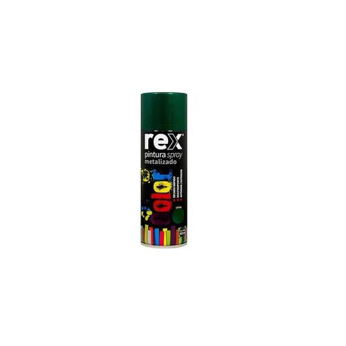 Pintura Spray Metalico Verde 400 ML REX 60028