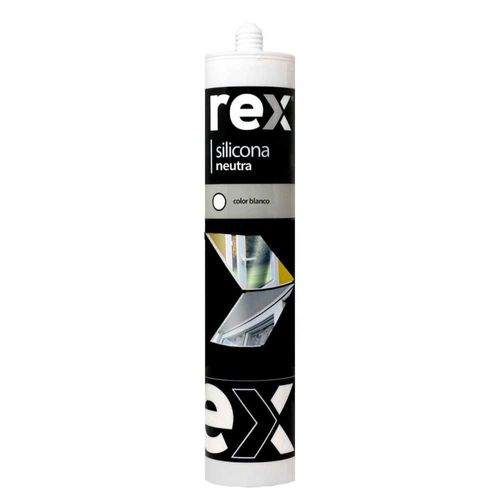 Silicona Neutra Blanca Cartucho 300ML REX 30412
