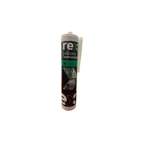 Silicona Estructural Negro Cartucho 300ML REX 30421