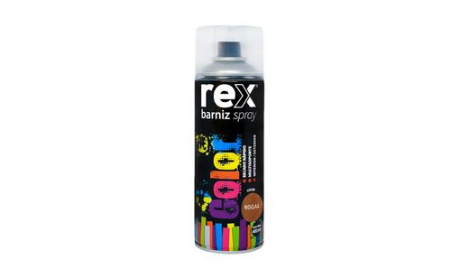 Pintura Spray Barniz Nogal, 400ML REX 60048