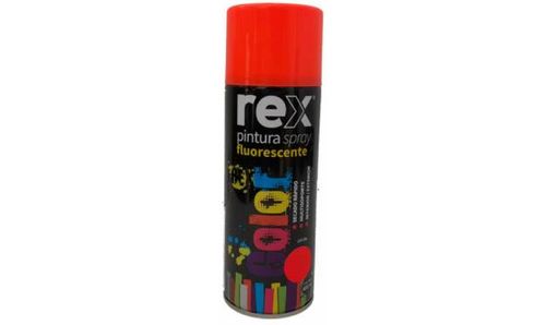 Pintura Spray Florescente Rojo 400ML REX 60052