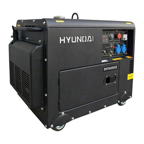 Generador Diesel 5/5,3 KW/KVA Partida Electrica Monofasico Cerrado 78DHY6000SE HYUNDAI