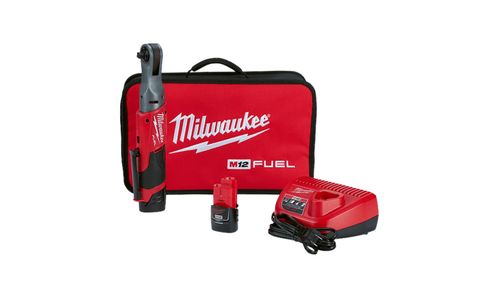 Kit de Trinquete 3/8 2Bat + Cargador M12 FUEL MILWAUKEE