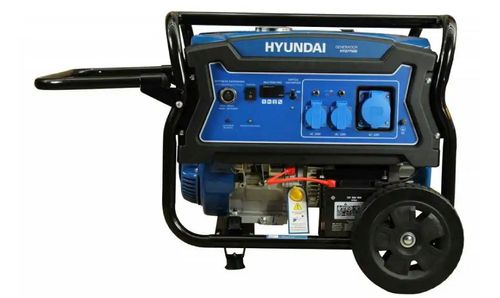 Generador Gasolina 5/5, S KW/KVA Partida Electrica Monofasico Abierto C/Ruedas 82HYG7750E HYUNDAI