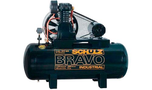 Compresor de Aire CSL20BR/250L 5HP 380V/660V Trifasico Bravo 93182470 SCHULZ
