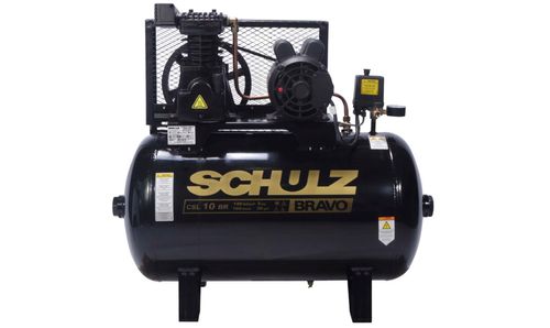 Compresor de Aire CSL10BR/100L 2HP 220V Monofasico Bravo 93180510 SCHULZ