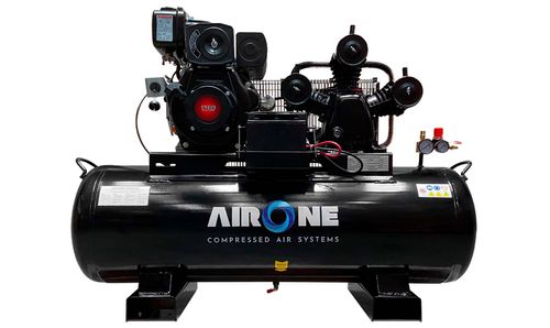 Compresor Autonomo Diesel Partida Automatica 4HP 160L 8BAR CPA04DP160E08F AIR ONE