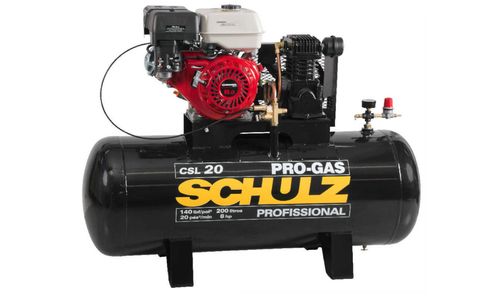 Compresor Autonomo Gasolina CSL20PROGAS 8HP 200L 140PSI 92277970 SCHULZ
