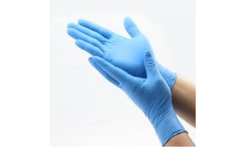 Guantes Nitrilo Quirurgico Azul Celeste T/M (Caja 100 Un)