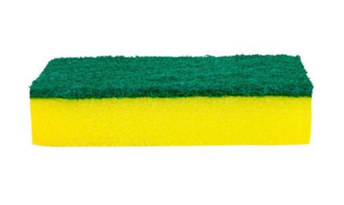 Esponja Abrasiva Acrilica Amarilla y Verde