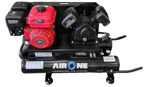 Compresor Autonomo Gasolina 65HP  8BAR con Ruedas CPA06GX37X08F AIRONE