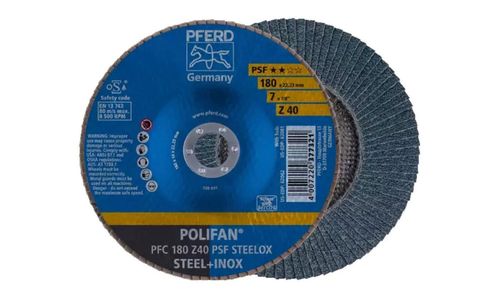 Disco Traslapado Polifan Metal 7180mm PSF G 40 Dual PFERD