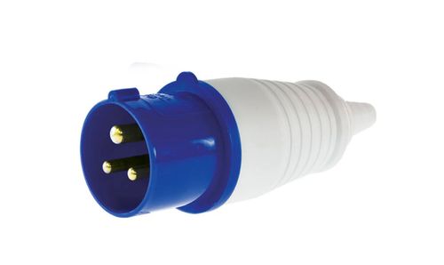 Enchufe Volante Macho 2P+T 16A 220V Azul 6H 5717304 LEXO
