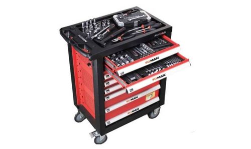 Carro Porta Herramientas 6 Cajones (Incluye 131 Herramientas)