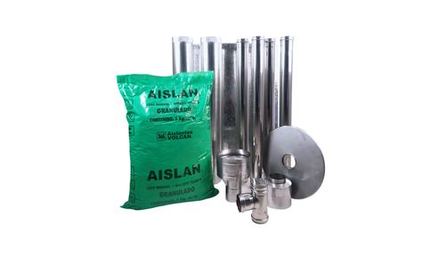 Kit Instalacion Pellet 80mm X 4Mts