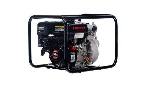 Motobomba LONCIN 2X2 600 Lts¡Min Motor a Gasolina /5,5 HP( LC50ZB233.1QA