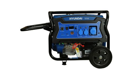 Generador Gasolina 7,5/8,3 KW/KVA P/Electrica Mono C/Ruedas 82HYG11050E HYUNDAI