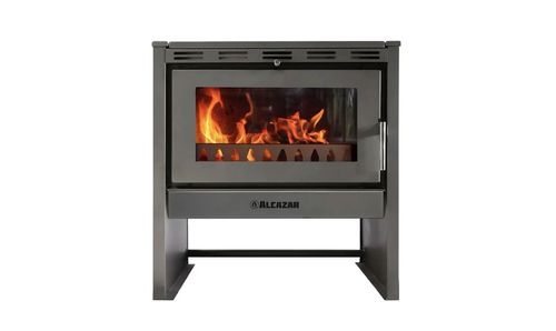 Estufa Lena Combustion Lenta Bavara Gris Alpina PTE764 ALCAZAR