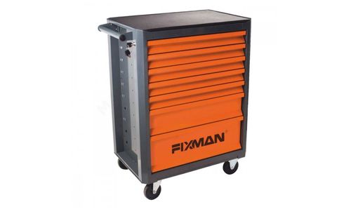 Mueble Herramientas 7 Gavetas + 225 Piezas Riel Telescopico 766 x 465 x 958 mm M1RP7B+HT225 FIXMAN