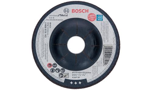 Disco Desbaste Std For Metal 115X6,0mm Reemp. Cod 2608603181 BOSCH (743)
