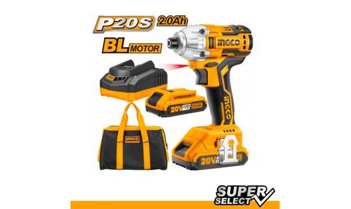 Atornillador Impacto 20V Inalambrico  Bat + Cargador CIRLI2002 INGCO